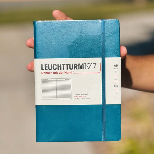 Leuchtturm 1917 Pacific Green Ruled